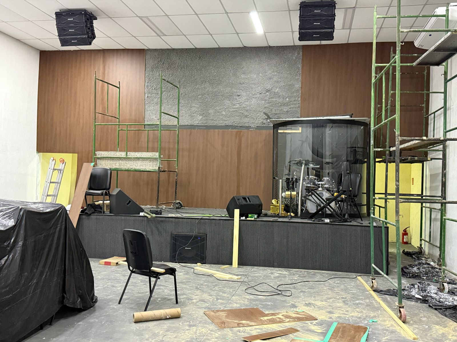 Templo Shekinah em obras