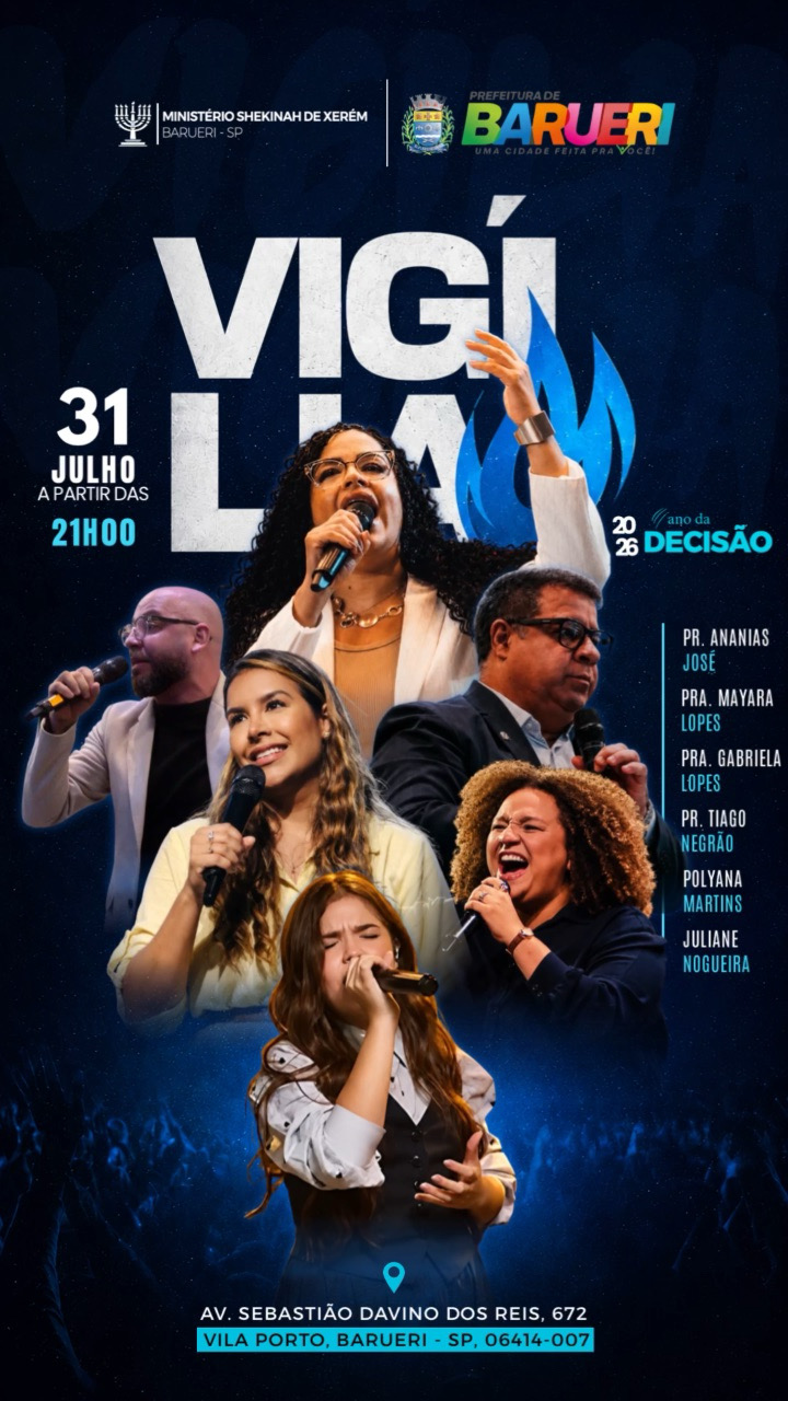 Vigília Shekinah — 2026 Ano da Decisão